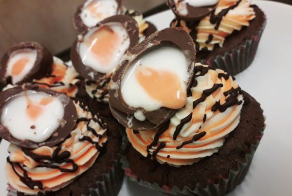 Creme Egg Easter Chocolate Cupcakes