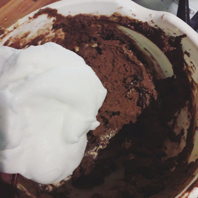 How To Make Chocolate Cake Without Cocoa Powder Fold In Egg Whites